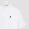 Ami Alexandre Mattiussi Boxy Short Sleeve Shirt - Blanc Naturel - Thumbnail 5