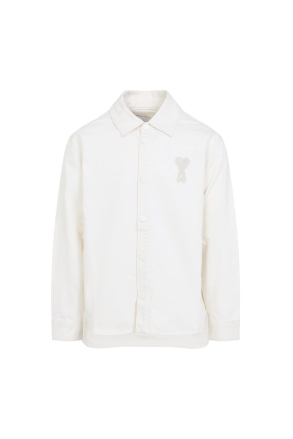 Ami Alexandre Mattiussi De Coeur Overshirt - Blanc Creme