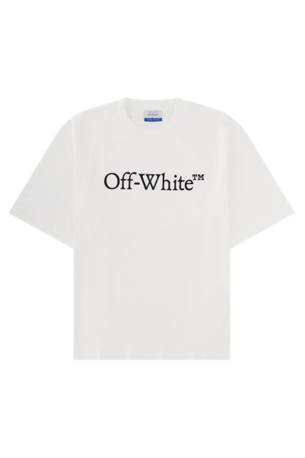 Off-White T-Shirt With Logo T-Shirt - White
