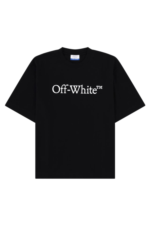 Off-White T-shirt With Logo Tee - Black