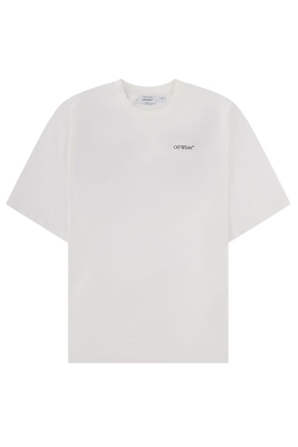 Off-White T-Shirt With Logo - White