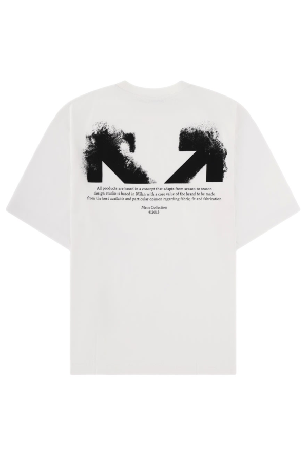 Off-White T-Shirt With Logo - White
