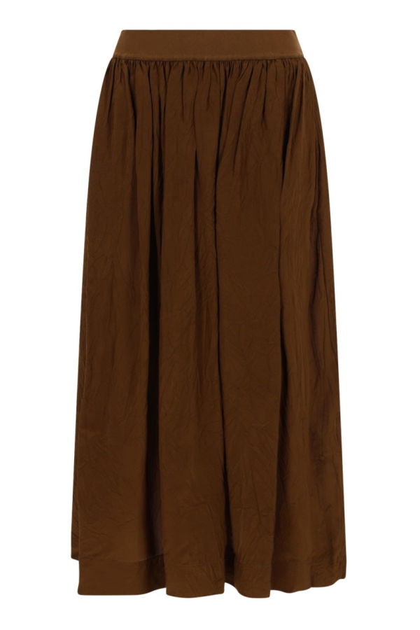 Uma Wang Gillian Midi Skirt - Brown