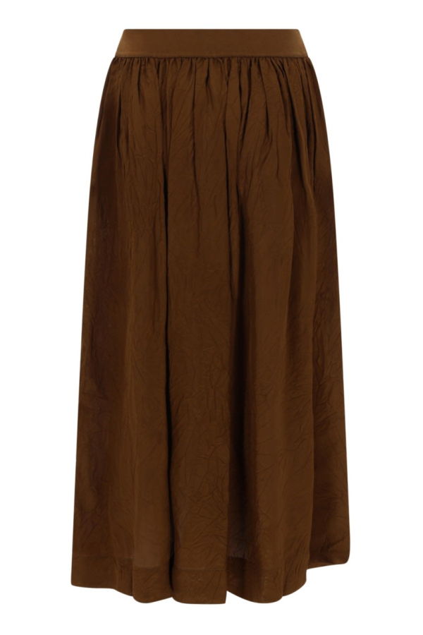 Uma Wang Gillian Midi Skirt - Brown