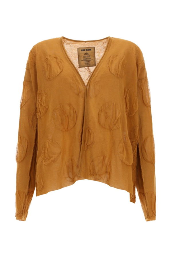Uma Wang Fine Knit Cardigan - Beige
