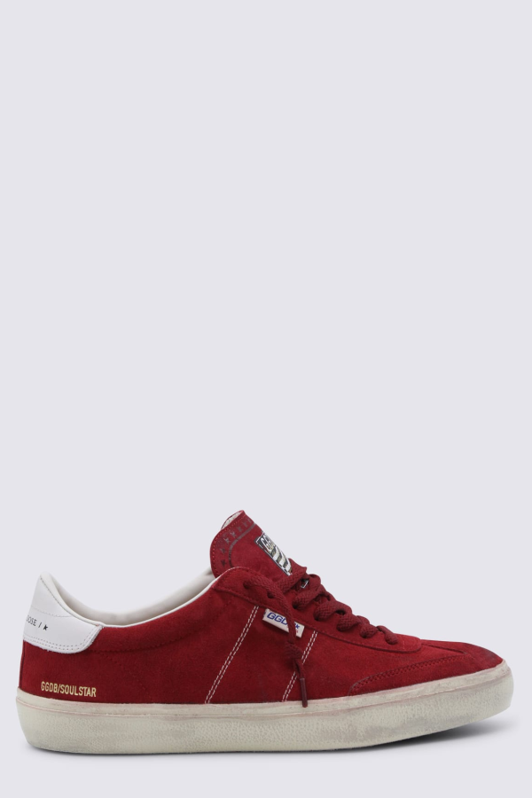 Golden Goose Soul Star Sneakers - Dark Red/Milk