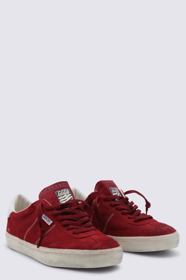 Golden Goose Soul Star Sneakers - Dark Red/Milk