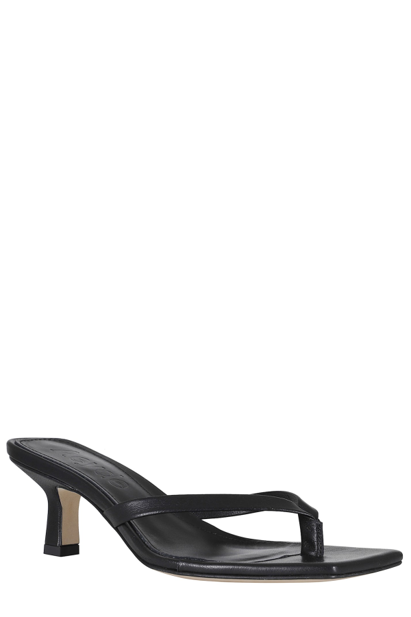 aeydē Wilma Nappa Leather Mules - Black