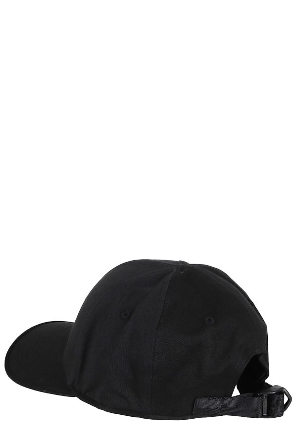 C.P. Company Gabardine Contrast Cap Hat - Black