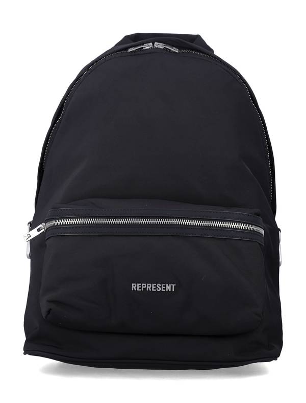 Represent Nylon Backpack - Black