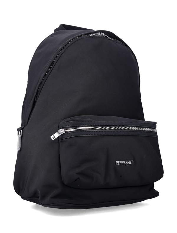 Represent Nylon Backpack - Black