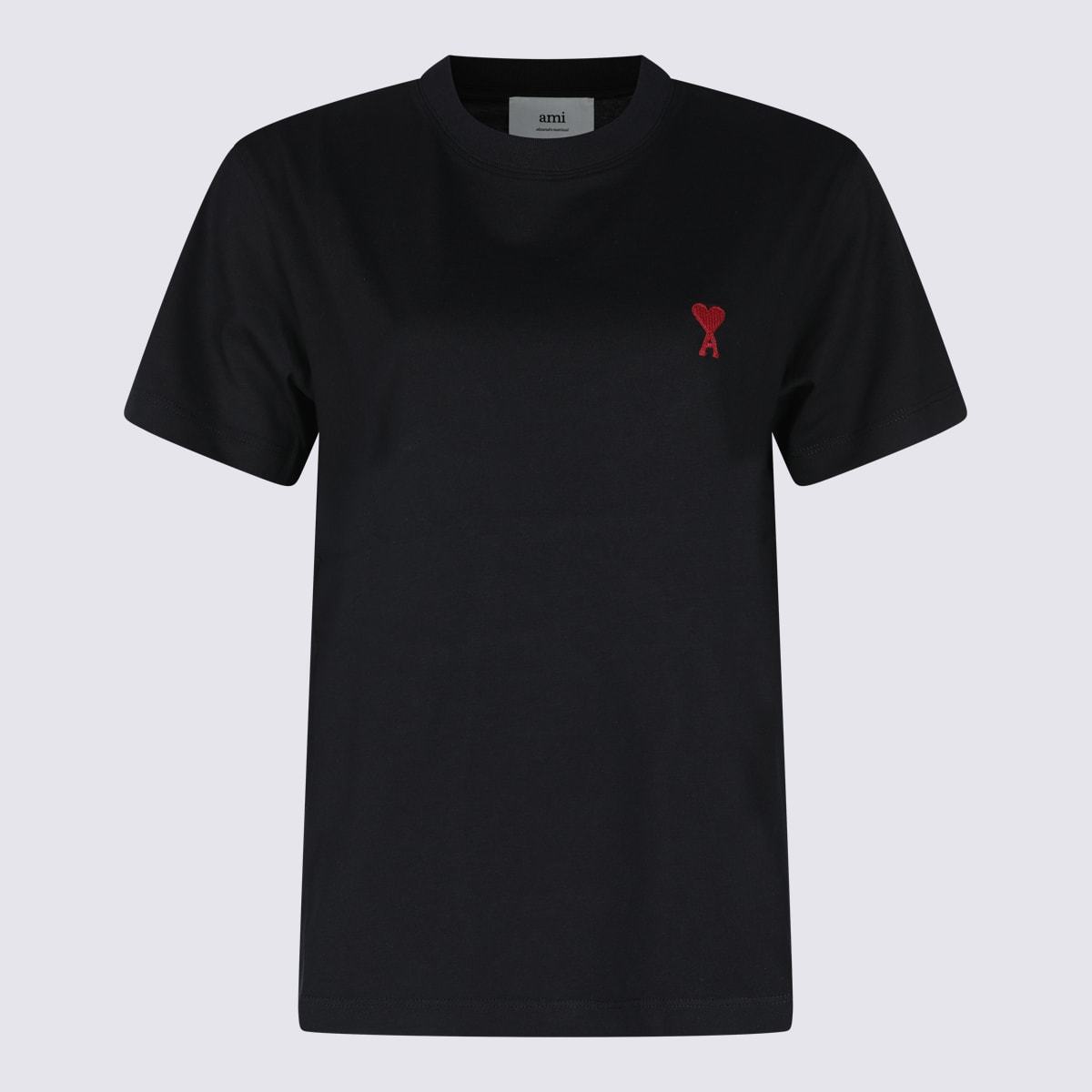 Ami Alexandre Mattiussi T-Shirt - Black - Image 1 of 2