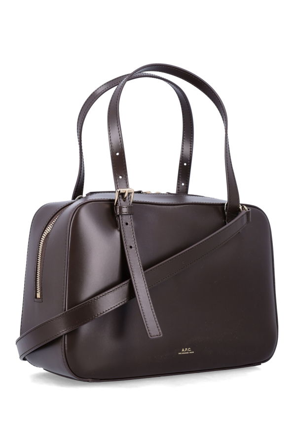 A.P.C. Virginie Leather Shoulder Bag - Tonka