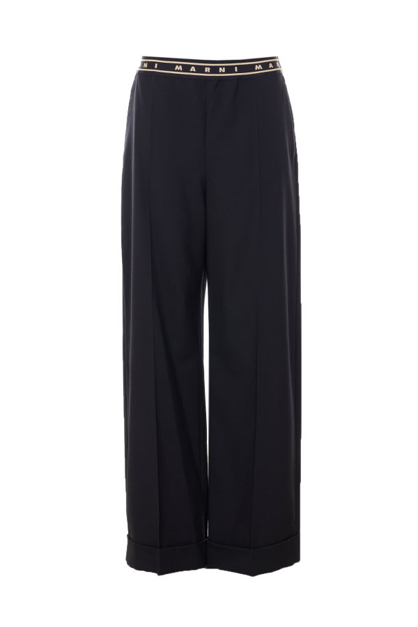 Marni Logo Pants - Black
