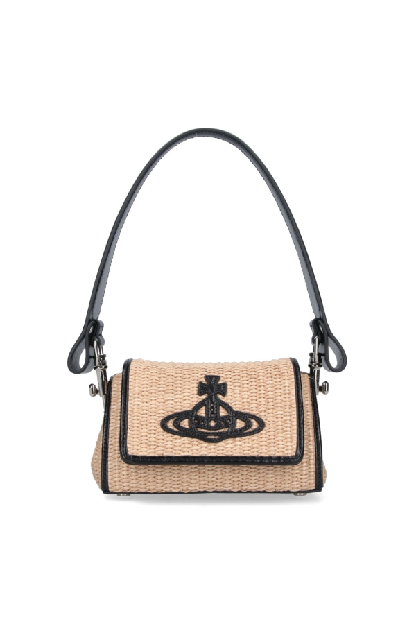 Vivienne Westwood Hazel Small Shoulder Bag - Beige