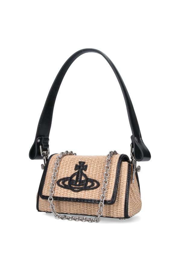 Vivienne Westwood Hazel Small Shoulder Bag - Beige
