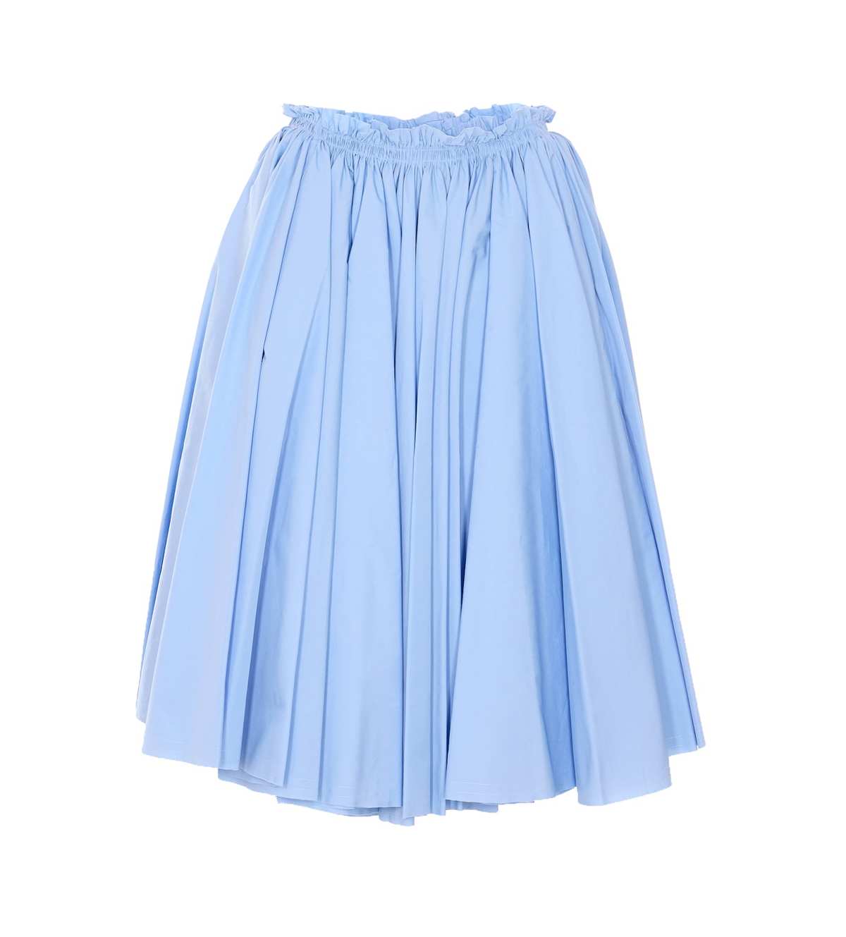 Ami Alexandre Mattiussi Midi Corolla Skirt - Blue - Image 1 of 4