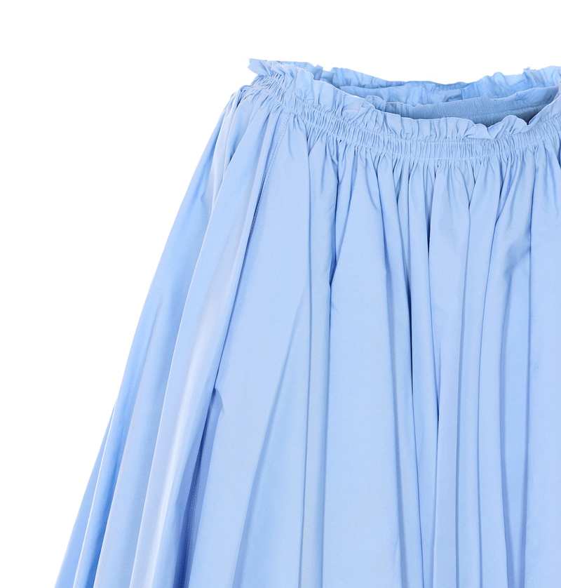 Ami Alexandre Mattiussi Midi Corolla Skirt - Blue
