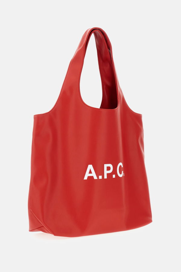 A.P.C. Tote Ninon Shoulder Bag - Red