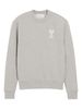 Ami Alexandre Mattiussi Ami De Coeur Cotton Sweatshirt - Gray - Thumbnail 1