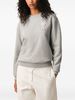 Ami Alexandre Mattiussi Ami De Coeur Cotton Sweatshirt - Gray - Thumbnail 5