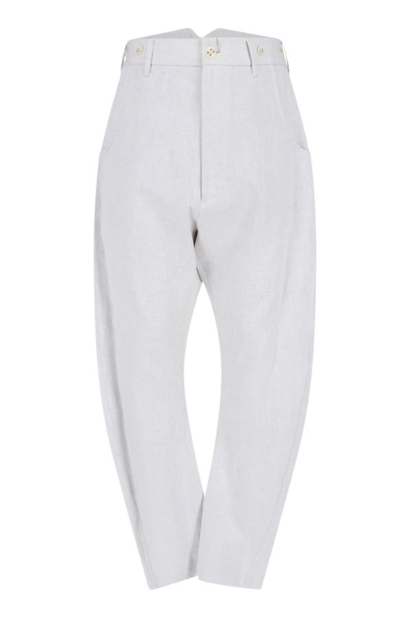 Vivienne Westwood Buckle Pants - White
