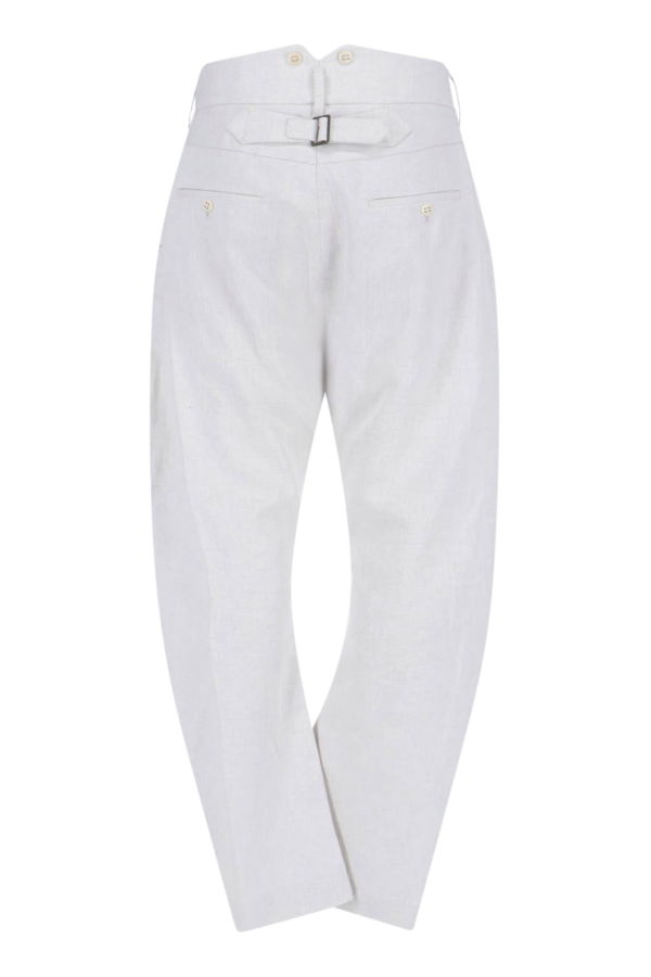 Vivienne Westwood Buckle Pants - White