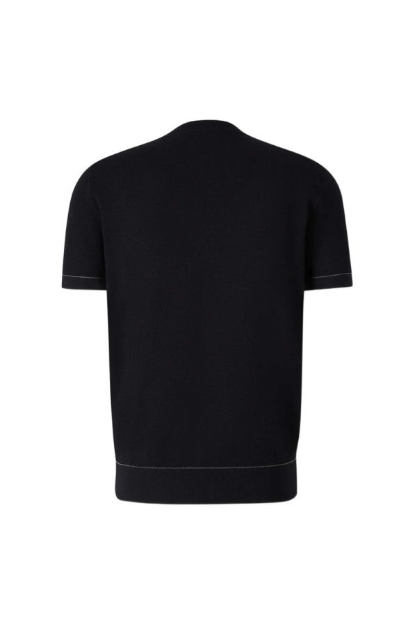 Brioni Sweater T-Shirt - Blue