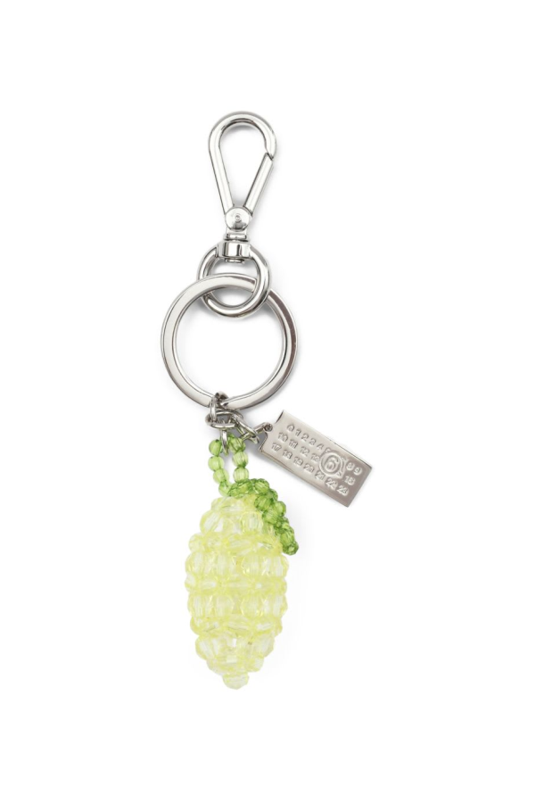 MM6 Maison Margiela Numeric Keyring - Silver