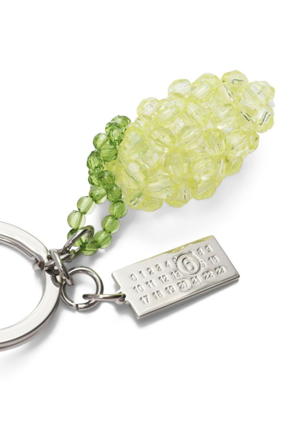 MM6 Maison Margiela Numeric Keyring - Silver
