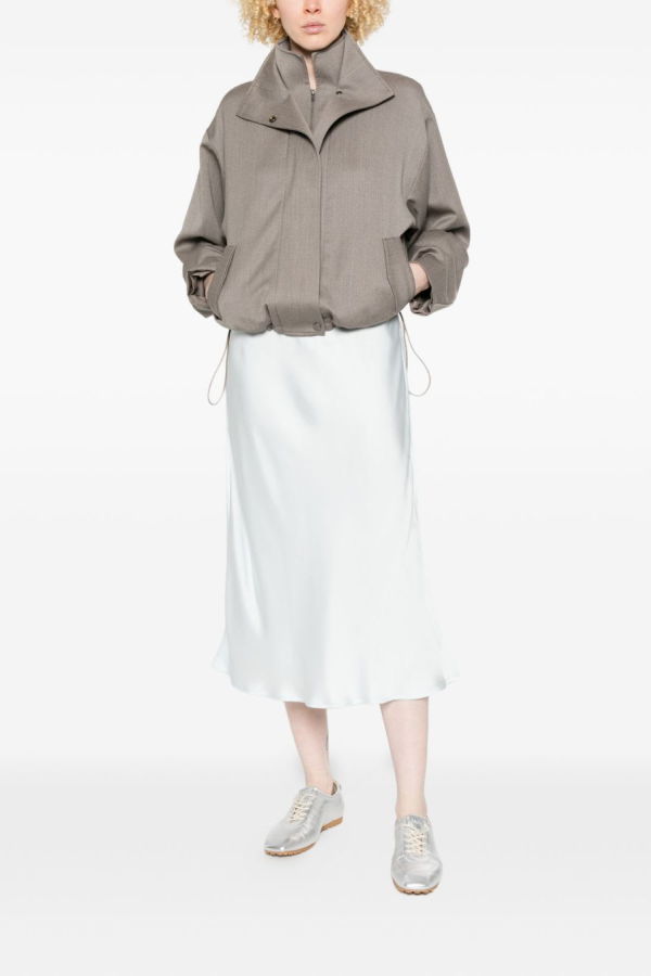 Jil Sander Long Skirt - Clear Blue