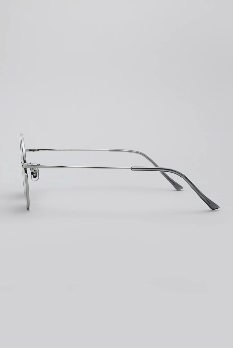 Gentle Monster Midnight Sun 02 Sunglasses - Silver/Green | Garmentory