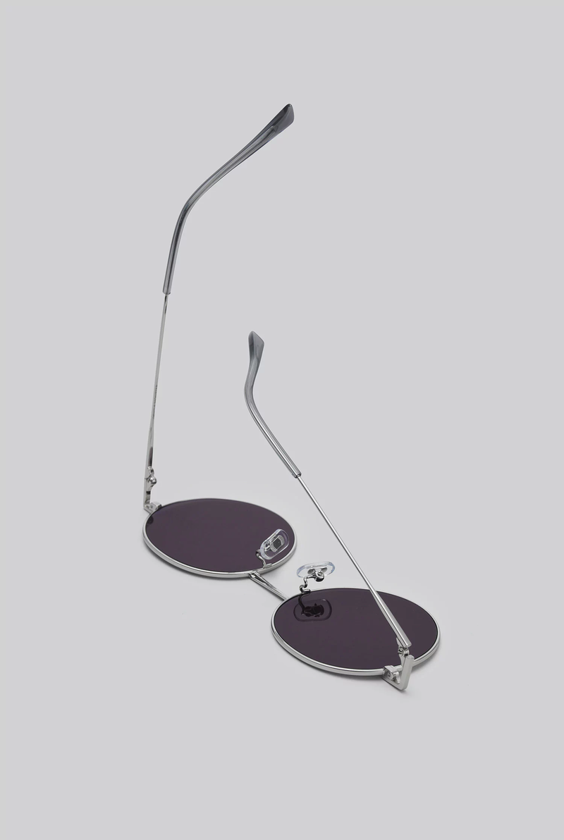 Gentle Monster Midnight Sun 02 Sunglasses - Silver/Green | Garmentory