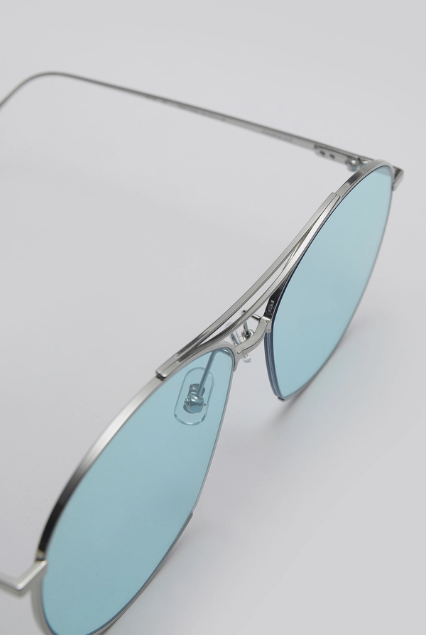 Gentle Monster Jumping Jack 02 Sunglasses - Silver/Blue | Garmentory