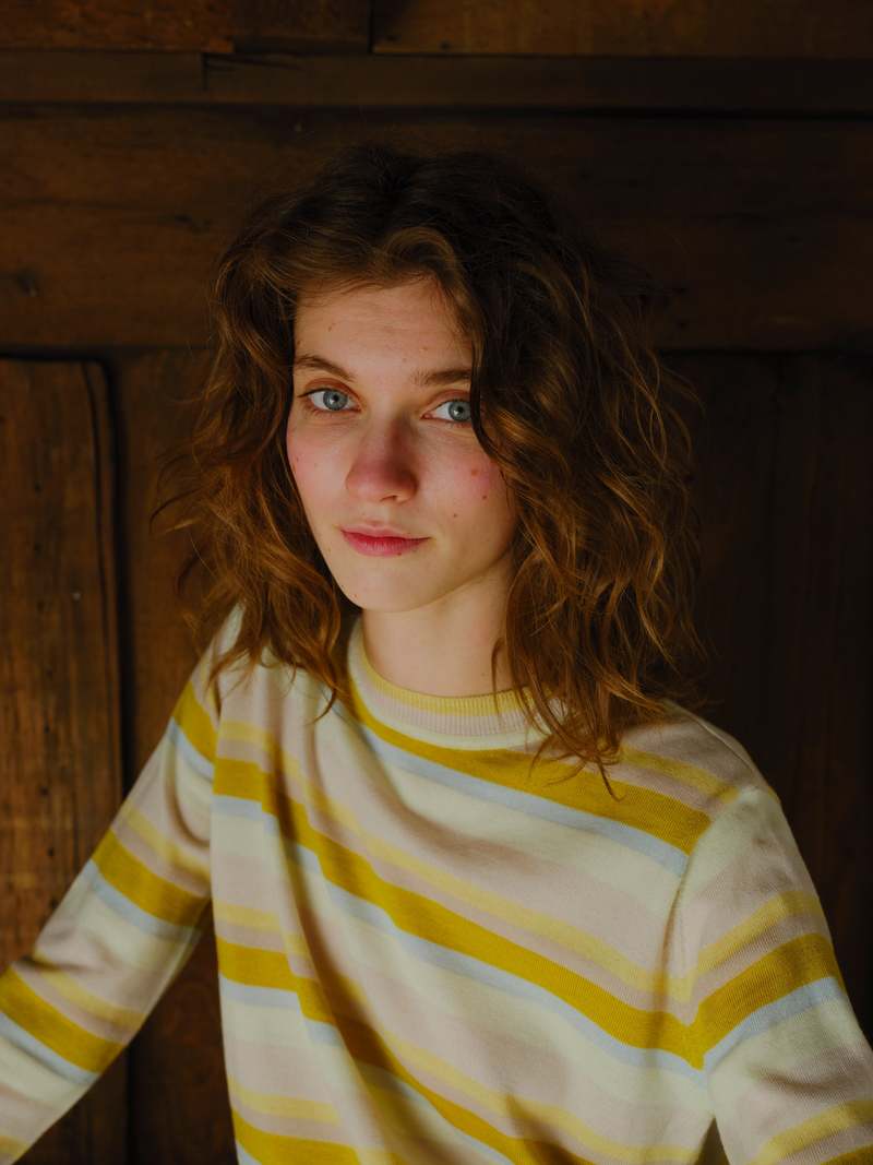 DEGEN Striped Crew Sweater - Dusk