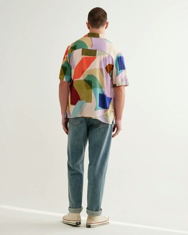 Wax London Didcot Shirt Painted Shapes