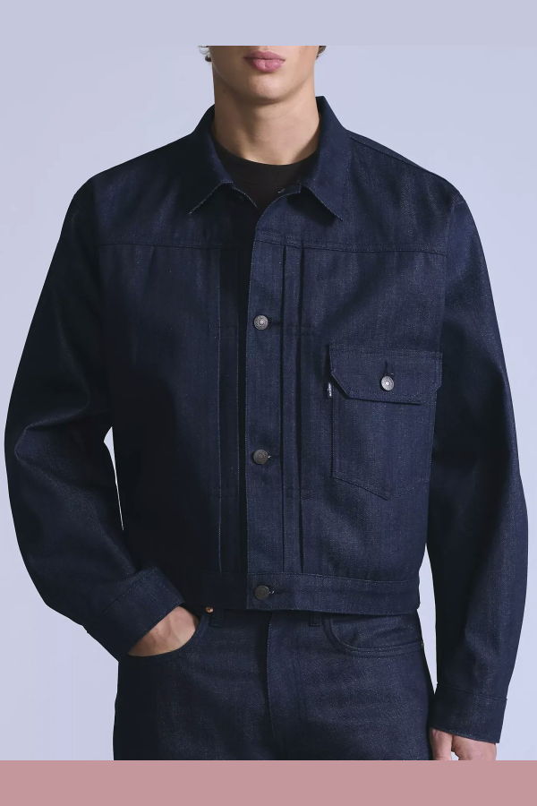 Levi's Blue Tab Type I Trucker Jacket Deep Blue Well