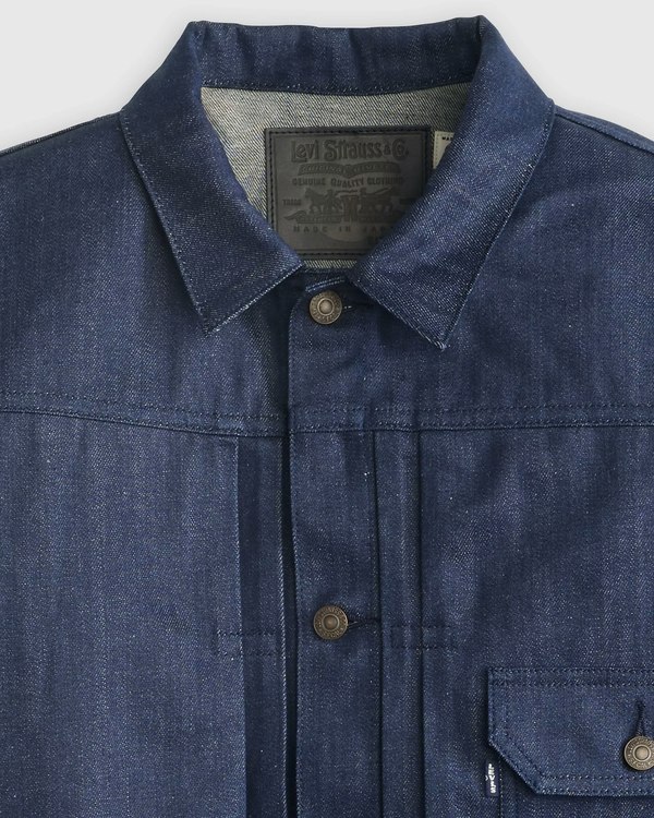 Levi's Blue Tab Type I Trucker Jacket Deep Blue Well
