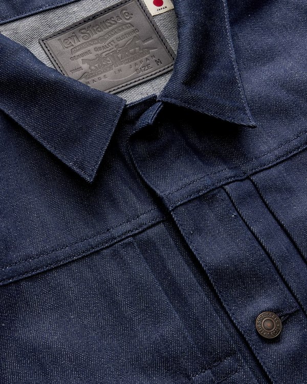 Levi's Blue Tab Type I Trucker Jacket Deep Blue Well
