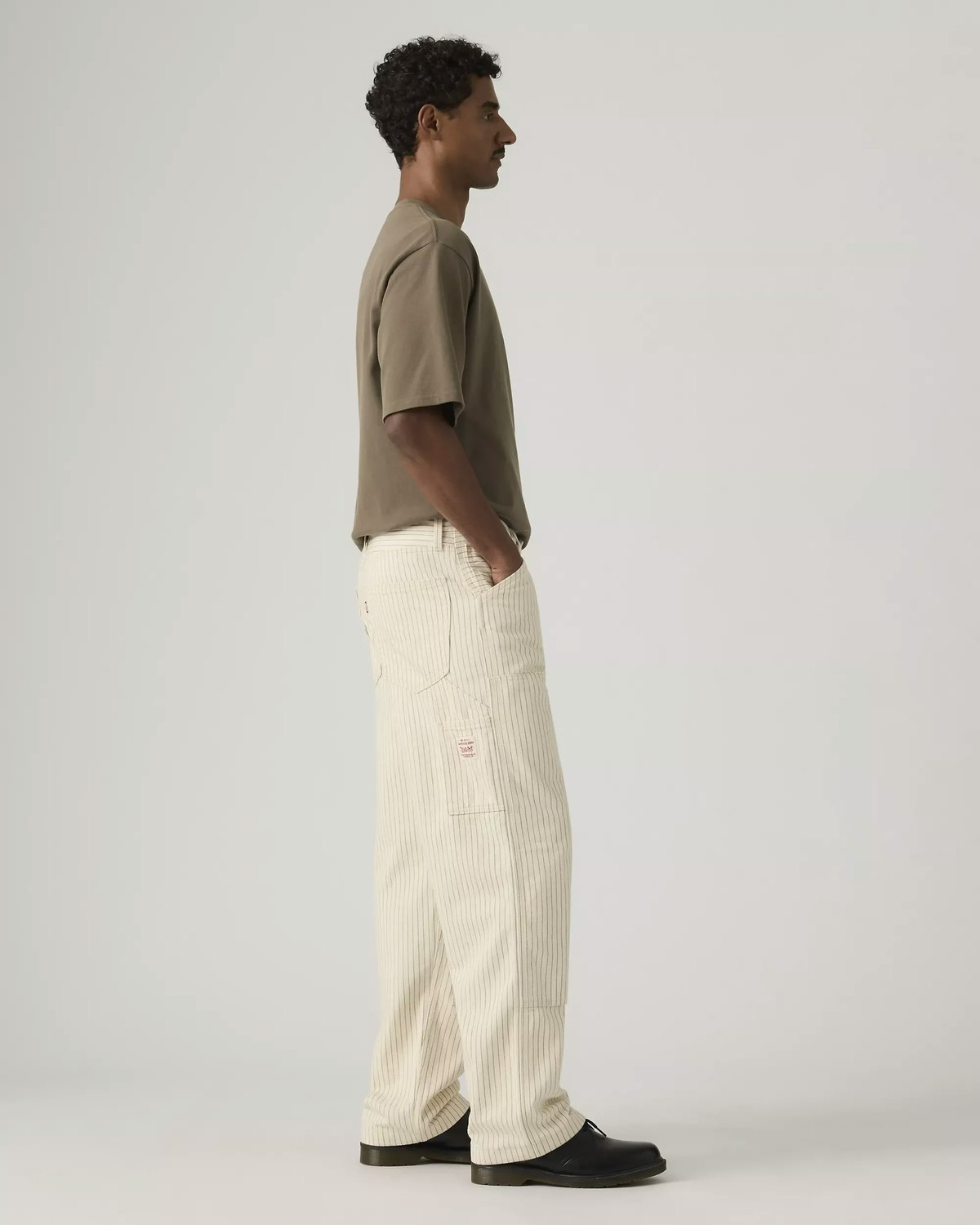 Levi's 568 Loose Straight Double-Knee Carpenter Marris Stripe Pants - Image 5 of 9