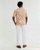 Wax London Didcot Shirt Tan Beige Floral - Thumbnail 6