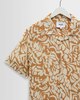 Wax London Didcot Shirt Tan Beige Floral - Thumbnail 7