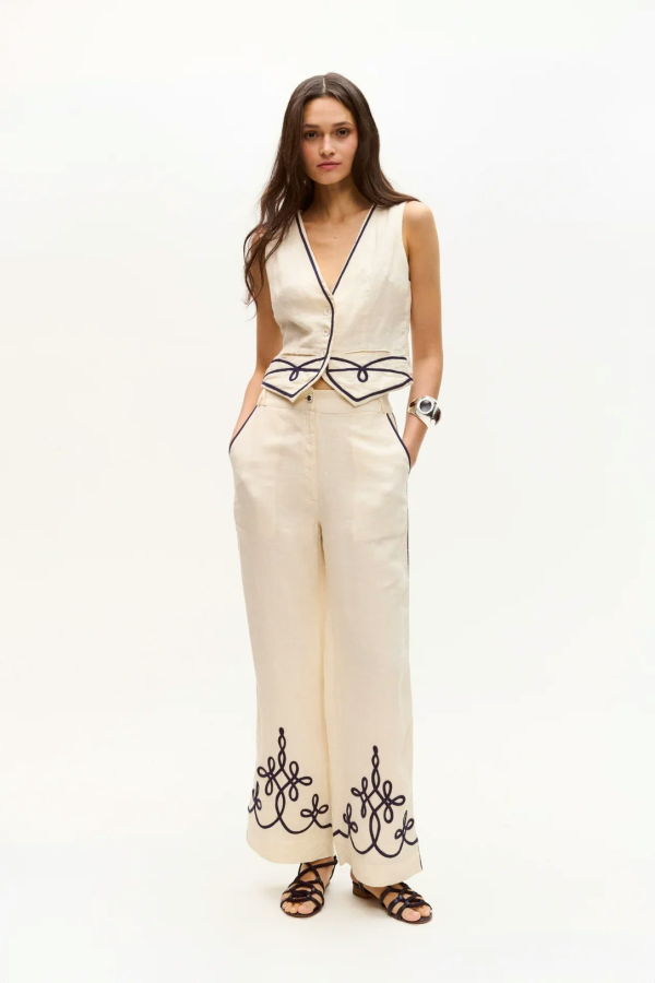 Carolina K Sun Gardenia Vest