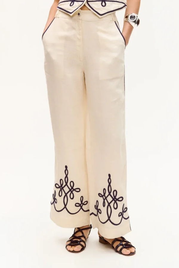 Carolina K Sam Pants - Gardenia