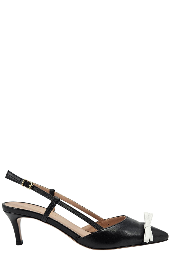 Madison Maison Alessia Slingback Heels - Black