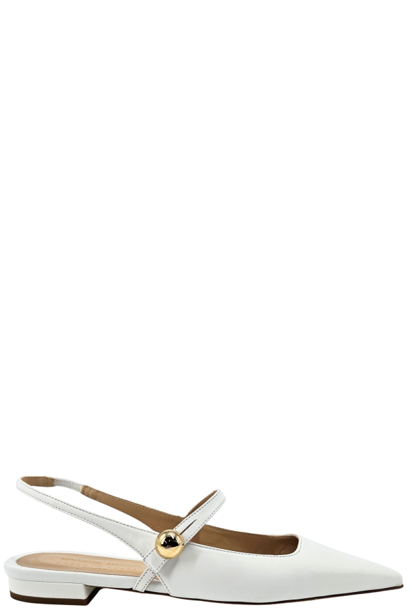 Madison Maison Binta Flat Slingback - White
