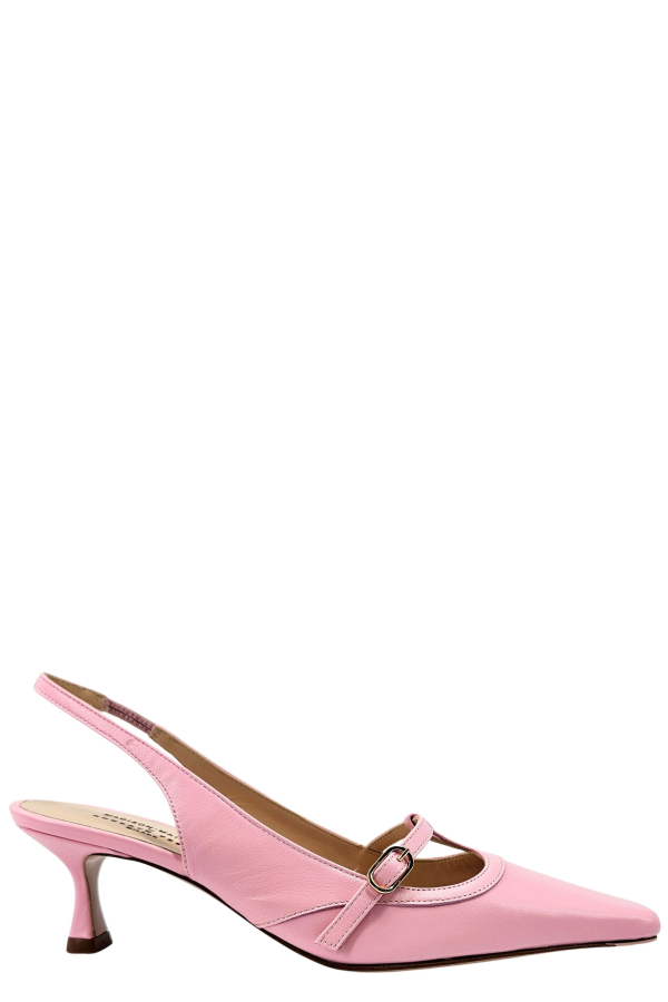 Madison Maison Penny Kitten Heel Slingback Heels - Pink