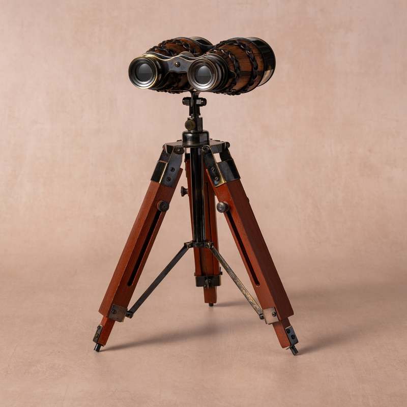 Ten Thousand Villages Braman Tripod Binoculars