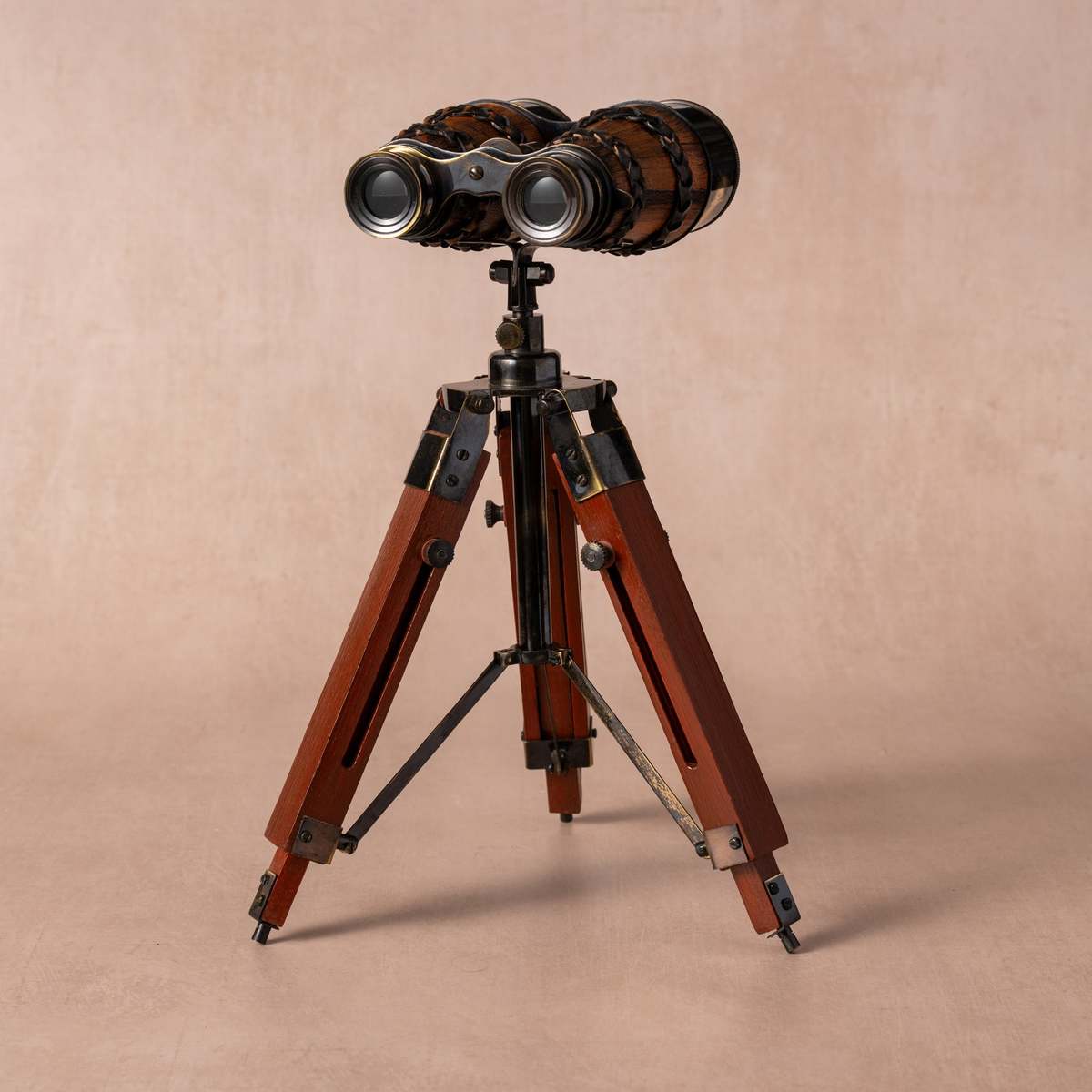 Ten Thousand Villages Braman Tripod Binoculars - Image 4 of 8