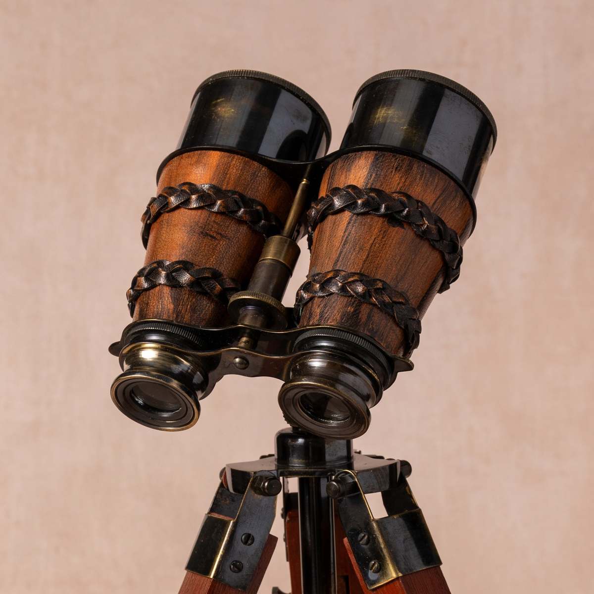 Ten Thousand Villages Braman Tripod Binoculars - Image 5 of 8
